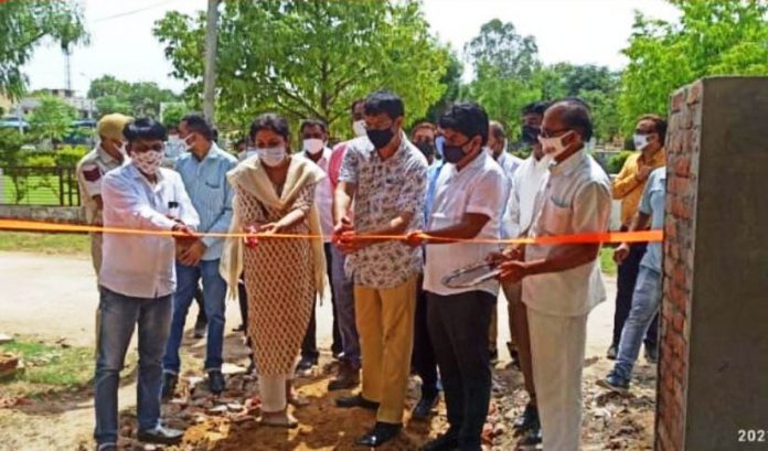 Collector inaugurated new model nursery established in Malpura Panchayat Samiti