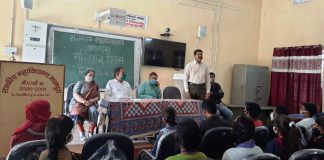 College Principal Sharma administered the oath of allegiance to the Constitution