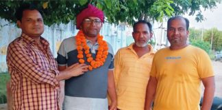 Suresh Sharma became the president of the Block Physical Teachers Association, unanimously nominated