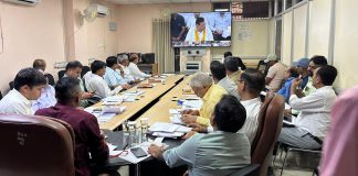 Chief Minister held a video conference meeting with the officials