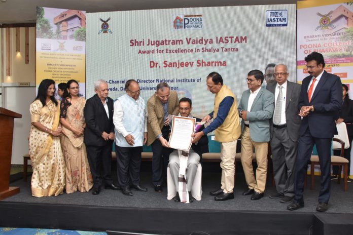 Vice Chancellor Professor Sanjeev Sharma honored with IASTAM Award for his outstanding work in Surgical System Medicine