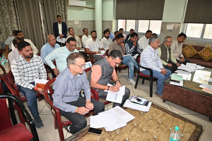 Public Health Engineering Department Minister held a review meeting with departmental officials