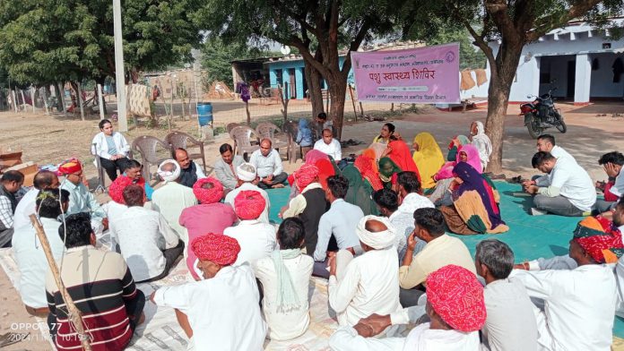 Organizing animal health camp and farmer-scientist seminar